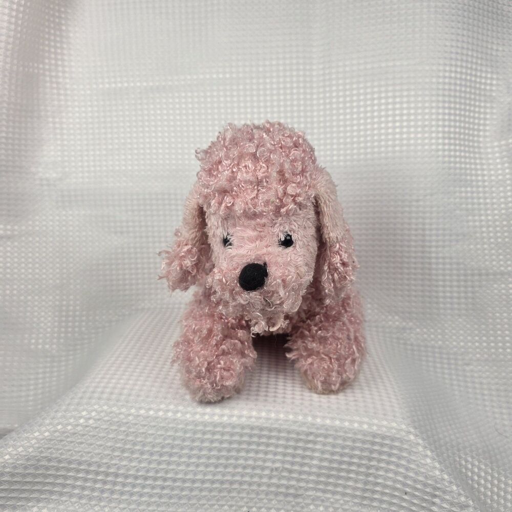 Webkinz Ganz Pink Poodle Dog Plush Stuffed Animal HM107 No Code Tag  8 Inch